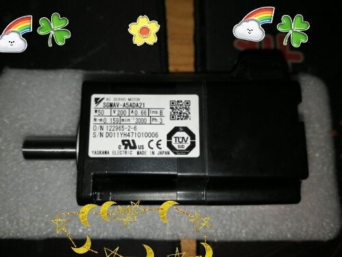 Yaskawa SGMAV-A5ADAH101 AC SERVO MOTOR 50W 200V 3000RPM 0.66A NEW