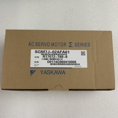 Yaskawa SGM7J-02AFA61 AC SERVO MOTOR 250HZ 200W 200V 3000RPM NEW