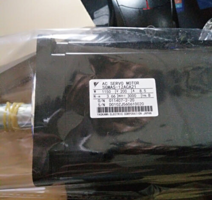 Yaskawa SGMAS-12ACA21 AC SERVO MOTOR 1.15KW 200V 8.5A 3000RPM NEW