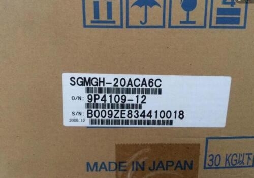 Yaskawa SGMGH-20ACA6C AC SERVO MOTOR 12.7A 2KW 3000RPM 200V NEW