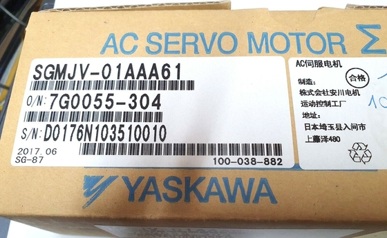 Yaskawa SGMJV-01AAA21 AC SERVO MOTOR 100W 200V 0.84A 3000RPM NEW