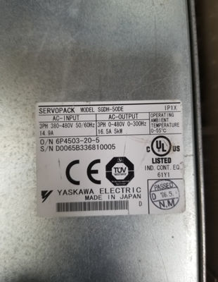 Yaskawa SGDH-50DE AC SERVO AMPLIFIER 3 PHASE 380-480V 14.9A 5KW NEW