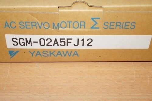 Yaskawa SGM-02A5FJ12 AC SERVO MOTOR 200W 200V 2A 3000RPM NEW