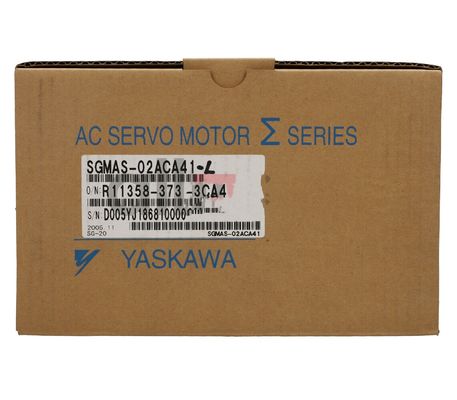 Yaskawa SGMAS-02ACA41 AC SERVO MOTOR 200W 200V 3000RPM 1.9A NEW