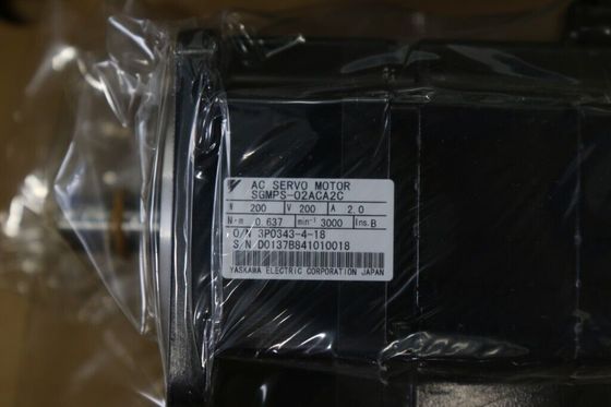 Yaskawa SGMPS-02ACA2C AC SERVO MOTOR 200W 3000RPM 200V 2A NEW