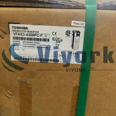 TOSHIBA VFAS3-4300PC-F DRIVE LOW VOLTAGE AS3 ADJUSTABLE SPEED DRIVE 460V NEW