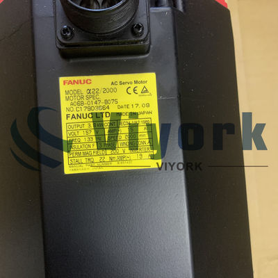 Fanuc A06B-0147-B075 AC SERVO MOTOR A22/2000 A64 PULSE 15AMP 157VAC NEW