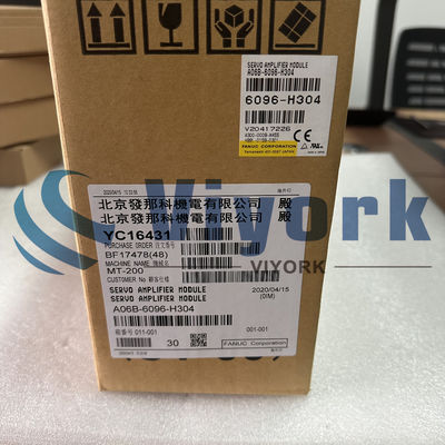 Fanuc A06B-6096-H304 SERVO AMPLIFIER SVM3-20/20/20/ FSSB I/F ALPHA NEW