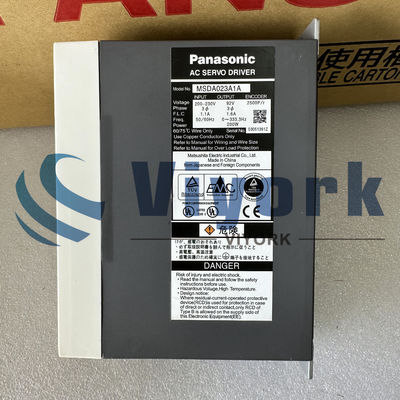 Panasonic MSDA023A1A AC SERVO DRIVE MINAS A-SERIES FOR MSM LOW INERTIA 200 W NEW