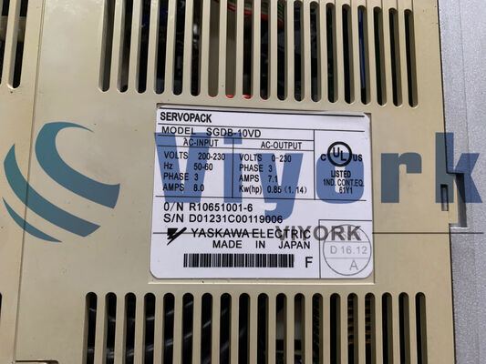 Yaskawa SGDB-10VD SERVO AMPLIFIER 1KW 3PH 200V NEW